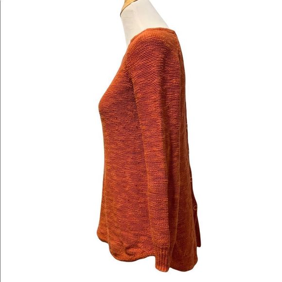 Sparrow | Orange Knit Long Sleeve Sweater - Picture 5 of 8